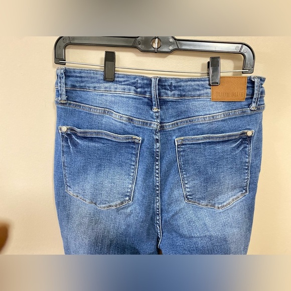 Judy Blue Skinny Fit Women's Jeans Size 13 / 31 Blue Denim RN 116380 - Picture 7 of 15